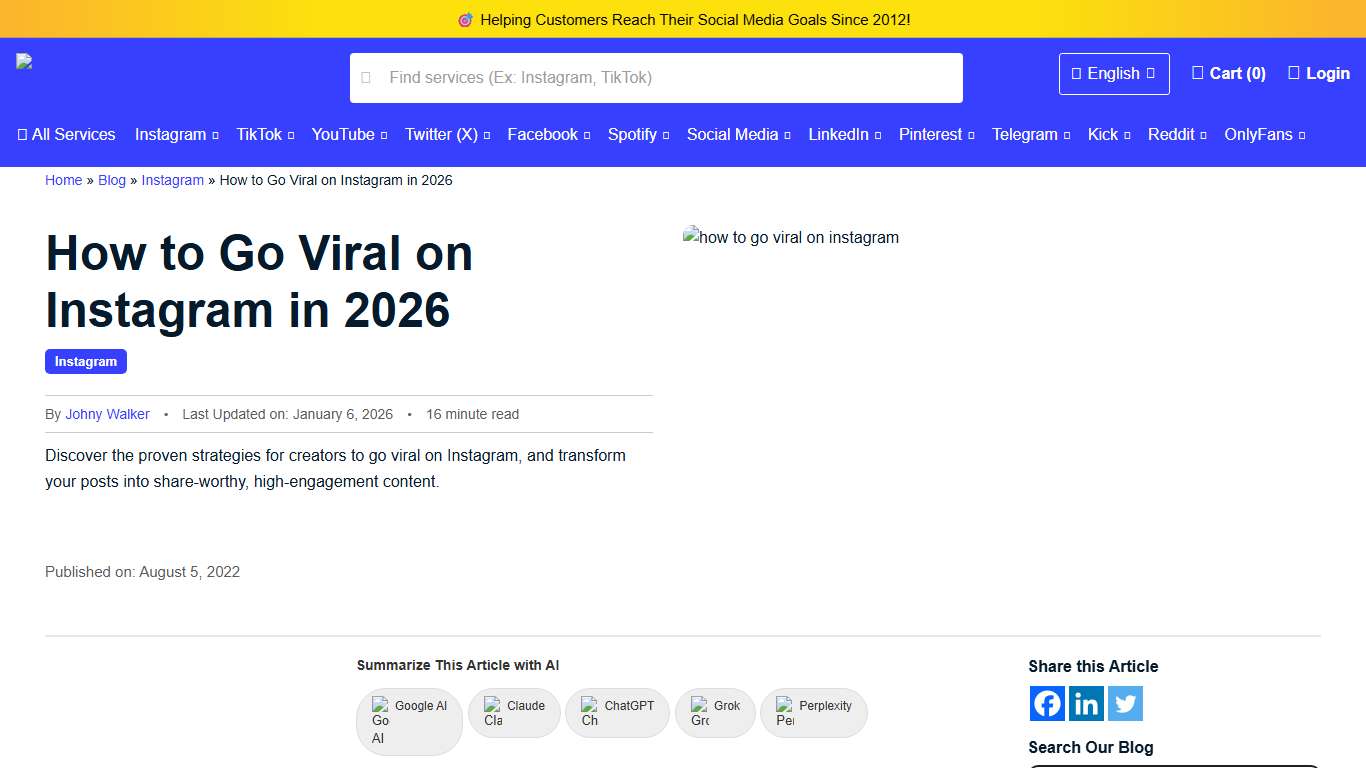 14 Strategic Ways to Go Viral on Instagram in 2026