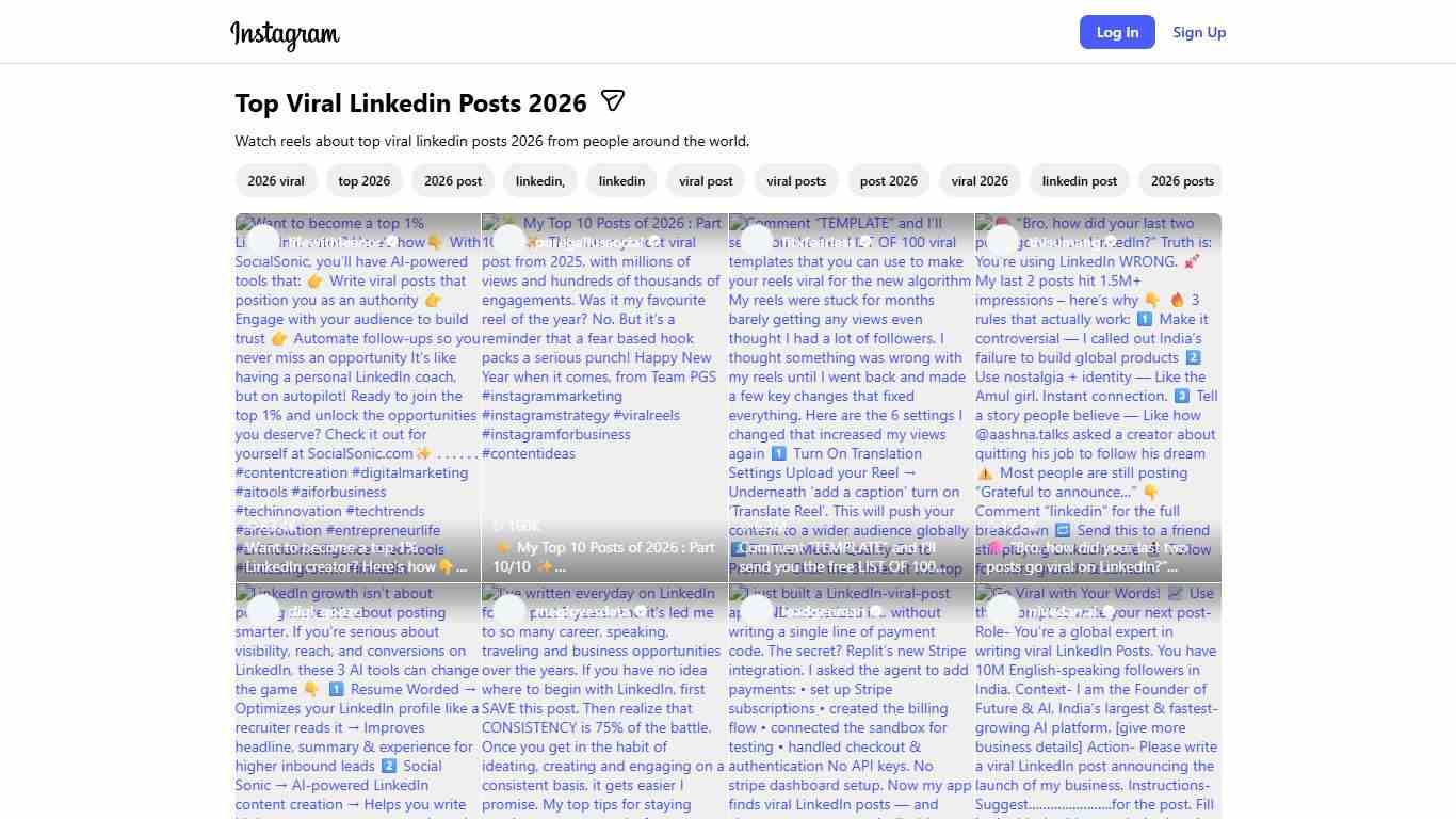 Top Viral Linkedin Posts 2026